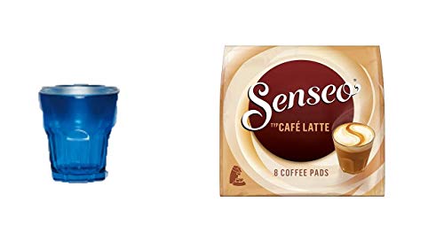 Kaffeepads Café Latte mit Becher von James Premium® R + Metallic 4 Paddosen mit Padlifter – Bild 3