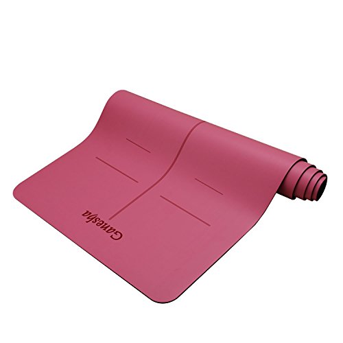 Ganesha Eco-Friendly Yoga Mat With Recyclable Non-Slip and Durable 6mm(1/4\