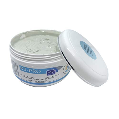 COMPUTERSYSTEMS REPAIR SERVICES DATA RECOVERY K5-PRO viscous thermal paste for thermal pad replacement 400g compatible with iPhone, Apple iMac, Sony PS4 & PS3, XBOX, Acer Aspire etc