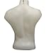 Male Torso Dress Form Mannequin Display Bust White (#5027)