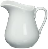 HIC Harold Import Co. NT306-HIC White, 8oz Classic Porcelain Pitcher And Creamer Home Decor Products