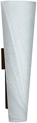Besa Lighting 3NW-780552-BR Tino 18 - Three Light Outdoor Wall Sconce, Bronze Finish with Marble Glass