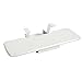 EUREKA ERGONOMIC Retractable Computer Keyboard & Mouse Platform Tray, Desk Mount Drawer Underdesk Shelf, White