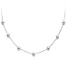 HXZZ Fine Jewelry Women Gifts 925 Sterling Silver Freshwater Cultured White Pearl Chain Gypsophila Pearl Necklace