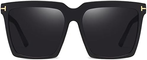 Square Oversized Sunglasses for Women Men Big Flat Top Square Oversized Sunglasses for Women Men Big Flat Top