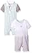 Burt's Bees Baby Boys' Set of 2 Organic Shortalls, Dew Drop, 12 Months