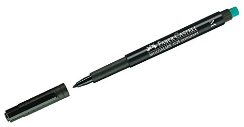 Faber-castell капиллярная ручка multimark, перманентная, черный, 1мм (4005401525998)