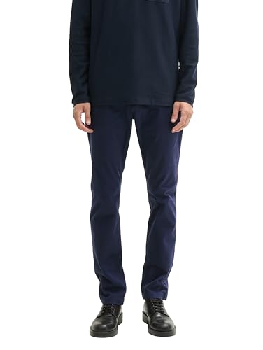 TOM TAILOR Pantaloni da Uomo Josh Regular Slim, 10668 - Sky Captain Blue, 28W x 34L