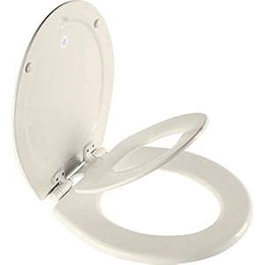 Mayfair 888SLOW 346 NextStep2 Toilet Seat with Built-In Potty Training Seat, Slow-Close, Removable that will Never…