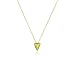 HOOPE Clavicle Necklace with Card, Small Dainty Pendant,Greeting Card with Best Wish, Delicate and Classy Party Jewelry Favors, Alloy