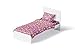 Chital Twin Bed Sheets for Girls | 3 Pc Colorful Kids Bedding Set | Purple Emoji Print | Durable Super-Soft, Double-Brushed Microfiber | 1 Flat & 1 Fitted Sheet, 1 Pillow Case | 15
