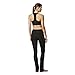 TLC Sport UK Women's Lightweight Sculpting Compression Waisted Yoga Trousers Pants Black