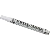 BRITE-MARK Medium Tip Paint Marker, White