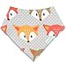 10-Pack Unisex Baby Bandana Drool Bibs for Babies,Toddlers - Organic Cotton Absorbent Bib Bandana (Neutral Pattern)