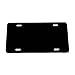 LICENSEPLATETAGS.COM Black - Aluminum Blank License Plate - 12x6 .020 Gauge (0.5mm) Laser Cut - Made in USA