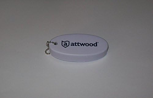 attwood Corporation Floating Key Chain - White