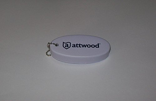 attwood Corporation Floating Key Chain - White