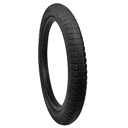 Eastern Bikes Curb Monkey 2 - Neumático BMX 20 x 2.4 pulgadas, 100 PSI (negro y plateado)