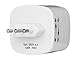 Yubi Power Universal Travel Plug Adapter with Dual USB Ports - Grounded Plug Type L for Italy, Chile