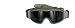 Lancer Tactical Airsoft Safety Goggles Basic - Smoke, Clear and Yellow Lens (Green)