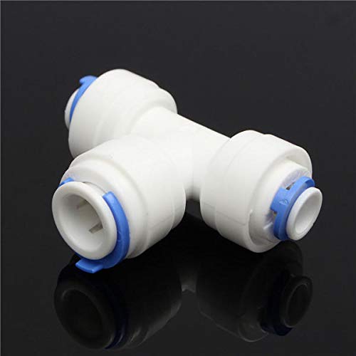 OKIl 3-way Tee Tube Quick Connect Push Fit Reverse Osmosis Pipe