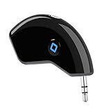 Bluetooth Receiver Aux Adapter 3.5mm Handsfree Car Kit SUNGRAY Portable Wireless Audio Adapter with Built-in Mircrophone for iPhone 7 Home Stereo Music Streaming Sound System