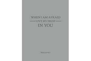 When I am afraid, I put my trust in you Psalm 56:3: JW Year Text 2024 of Jehovah's Witnesses | Lined Notebook for Assemblies Conventions and Meetings ... | Gift Journal 8,5x11 (JW Notebooks)