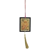 Divya Mantra Sri Panchmukhi Hanuman Talisman Gift Pendant Amulet for Car Rear View Mirror Decor Ornament Accessories/Good Luck Charm Protection Interior Wall Hanging Showpiece