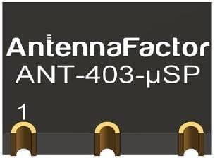 Antennas MicroSplatch Planar Antenna 403MHz, SMD (10 pieces)