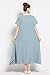 Anysize Linen Cotton Soft Loose Spring Summer Dress Plus Size Clothing F126A