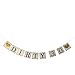 Dirty 30 Banner - Gold Glitter Heart 30th Birthday Sign, Happy Birthday Party Celebration Decorations