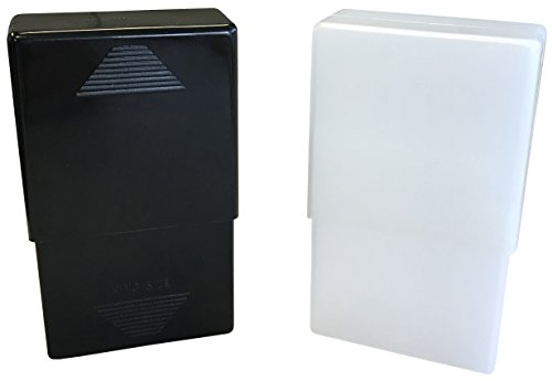 Crush-Proof Plastic 2 Piece Cigarette Case For King & 100s (1, Black) - Thumbnail 2