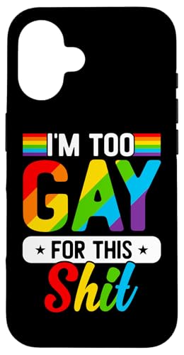 Gay LGBTQ Rainbow Pride Gay LGBT Proud Case for iPhone 16