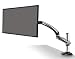 Ergotech Freedom Arm, Single Heavy Duty (HD) Aluminum Monitor Arm, Holds Monitor Weighing 20-30 lbs & up to 27". Monitor with Desk Clamp Mount - Silver primary
