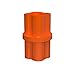 FORMUFIT F012ICO-OR-10 Internal PVC Coupling, Furniture Grade, 1/2
