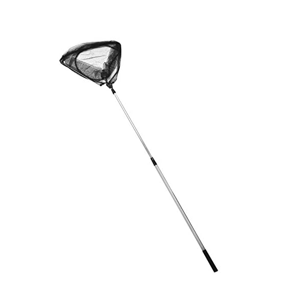 Eyourlife-Folding-Landing-Net-Fishing-Telescoping-Landing-Net-Aluminum-Landing-Net-Super-Precision-Mesh-Design-Professional-Fishing-Landing-Net-Black