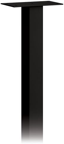 4895Blk Standard In Ground Mounted Mailbox Post Black