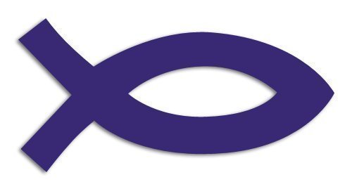 Jesus Fish Tanning Stickers