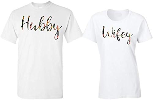 Couple T-Shirts Set, Gift for him and her Matching Newlywed Anniversary Wedding Couples T Shirt