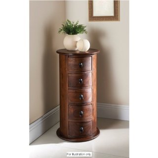 Royal Rajasthan 5 Drawer Round Chest By Choicefullbargain Amazon