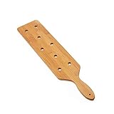 Yonor Enhanced 17 inch Bamboo Paddle with Airflow Holes, Fraternity Or Sorority Greek Bamboo Wooden Paddle, Official Greek Wood Paddle, Rounded Edges, Smooth Sanded Polished Finish (17