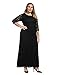 Chicwe Women's Plus Size Stretch Lace Maxi Dress - Evening Wedding Cocktail Party Dress Pure Black 1X