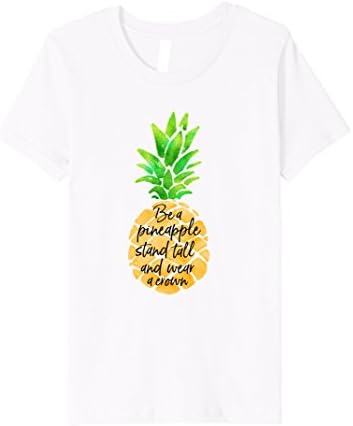 unisex-child Pineapple shirt 12 White