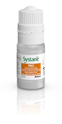 Systane PRO Preservative-Free Lubricating Eye Drops for Dry Eye Relief, Triple-action Formula, Long-lasting Hydration, Relief from Digital Strain – 10 mL
