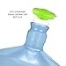 Brio Dew Cap Crown Top Replacement Cap - 4 Pack - 55mm Snap On Cap for Crown top lids for 3 & 5 Gallon Water Bottles (Light Green)