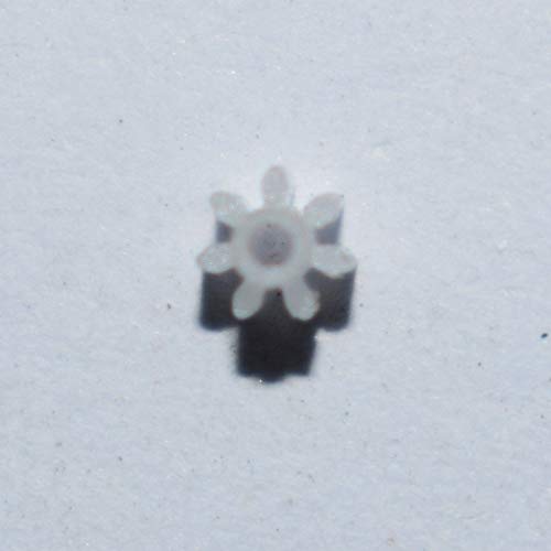 Ochoos 7 Teeth Plastic Gear 0.3M Small 7 0.8A Plastic Pinion UAV Aircraft Model Toy Parts Accessories Gears 100pcs/lot - (Number of Teeth: 7 Teeth, Hole Diameter: 0.8mm A) - Thumbnail 5
