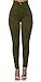 Z.M High Waisted Pants Skinny Jeans for Women Stretch Pencil Pants Curve Jeggings Leggings,Army Green,Small