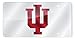 Rico Industries NCAA Indiana Hoosiers Laser Inlaid Metal License Plate Tag, 6 x 12-inches