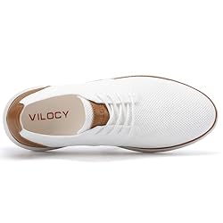 VILOCY Men's Fashion Dress Sneakers Casual Walking