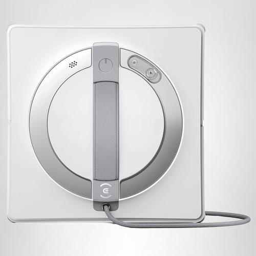 ECOVACS WINBOT W2 PRO Robot limpiacristales, pulverizador de agua de 3 boquillas, sistema de protección de 10 niveles, planificación de ruta Win-SLAM 4.0, sistema de escalada constante, detección de bordes, control de aplicaciones